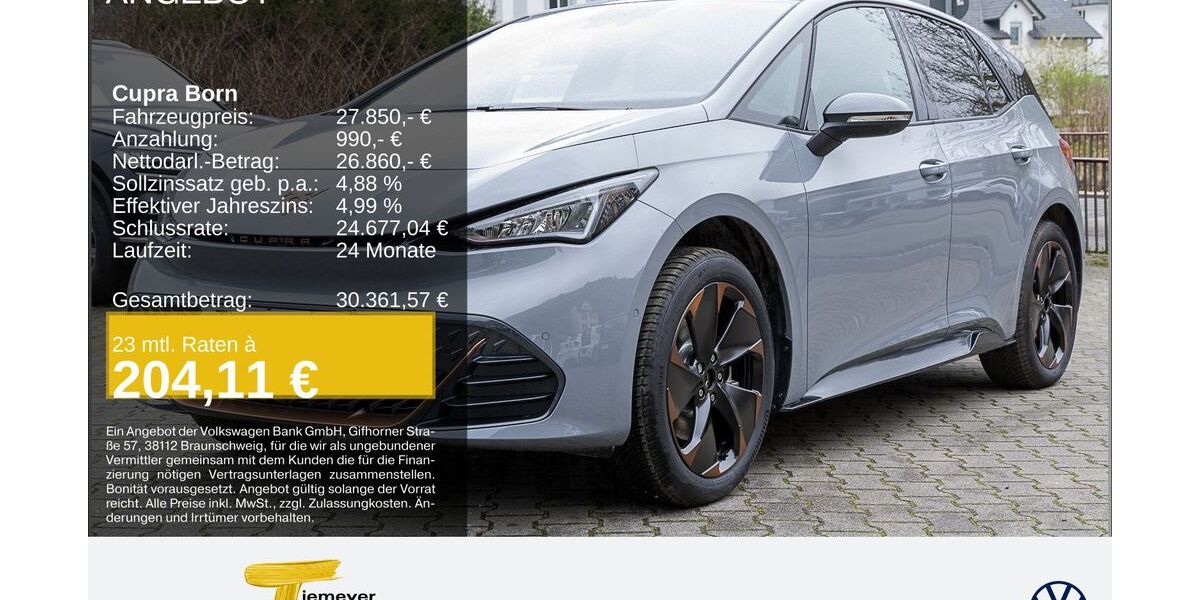 Cupra Born 20.210 km 26.330 € Bochum 44892