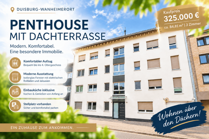 Wohnung Duisburg Duisburg-Mitte - 3 Zimmer, 85 m&sup2;, 325.000&euro; | Angebot:27495497