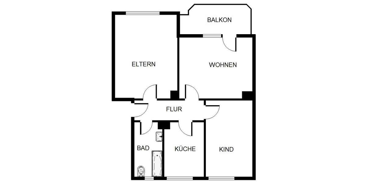 Wohnung zum Mieten in Gelsenkirchen 419 € 56.61 m² 3 zimmer