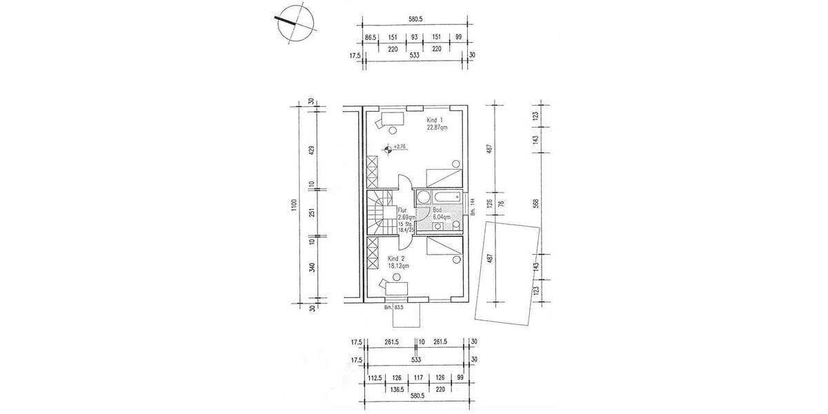 Reihenendhaus Wuppertal Elberfeld - 5 Zimmer, 136 m&sup2;, 489.500&euro; | Angebot:25226735
