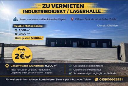 Industriehalle zu vermieten- IN ALBANIEN zimmer