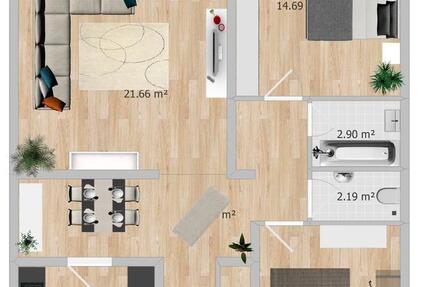 Wohnung Dorsten - 3 Zimmer, 86 m&sup2;, 168.000&euro; | Angebot:26505312