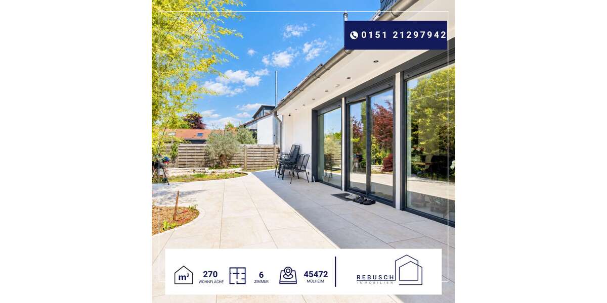 Einfamilienhaus Mülheim an der Ruhr Heißen - 6 Zimmer, 270 m&sup2;, 950.000&euro; | Angebot:27478763