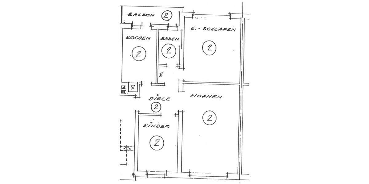 Etagenwohnung Duisburg Essenberg - 3 Zimmer, 85 m&sup2;, 850&euro; | Angebot:25640138