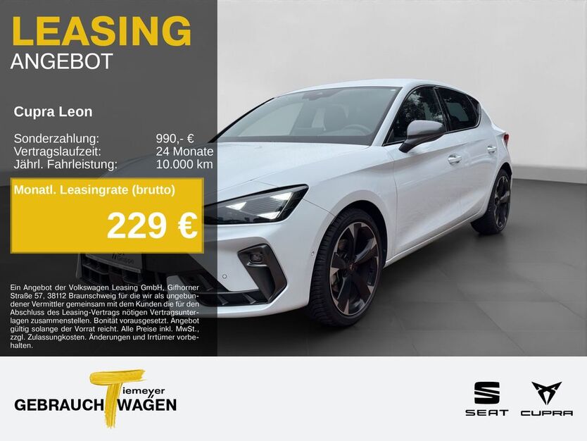 Cupra Leon 26.977 km 29.290 € Recklinghausen 45663