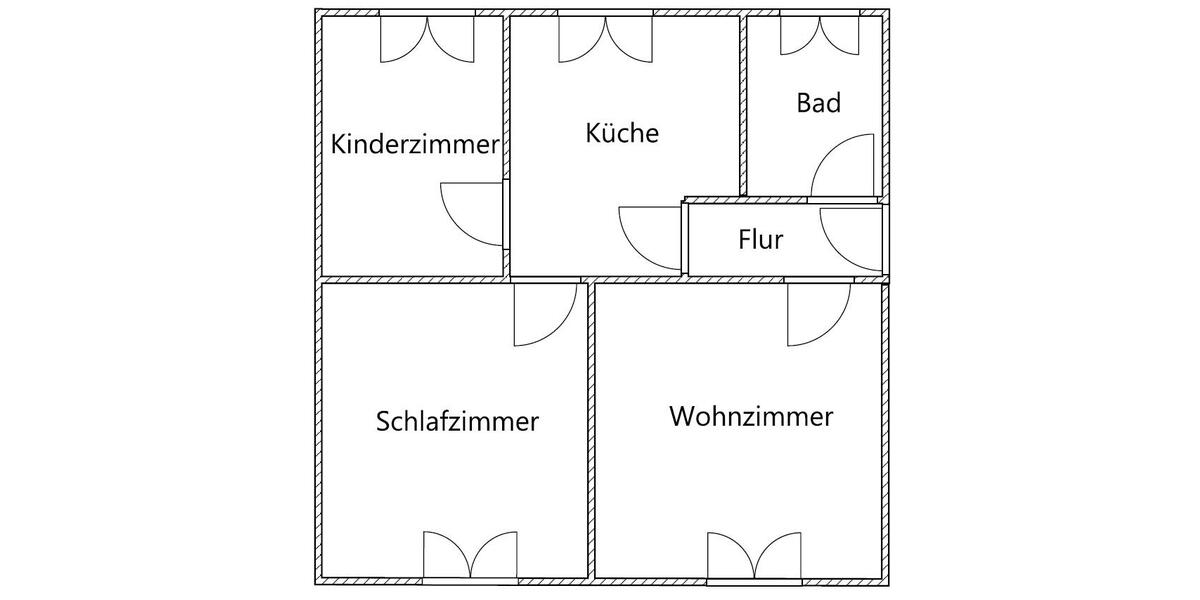 Erdgeschoßwohnung Marl Alt-Marl - 3 Zimmer, 65 m&sup2;, 460&euro; | Angebot:25770312