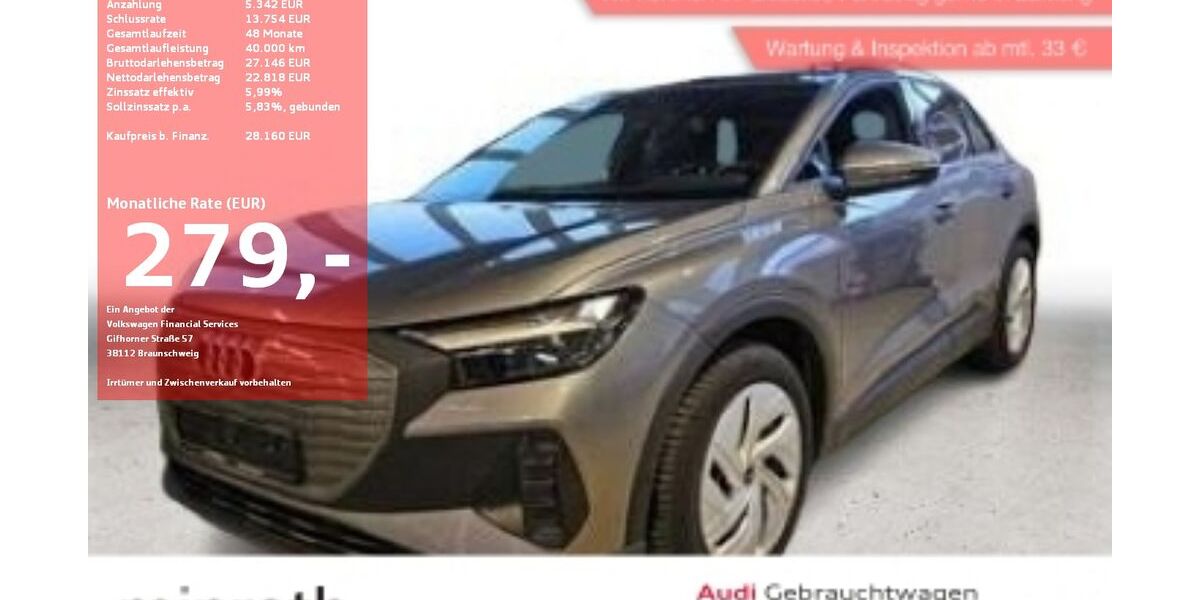 Audi Q4 e-tron 4.785 km 26.910 &euro; Moers-Hülsdonk 47441