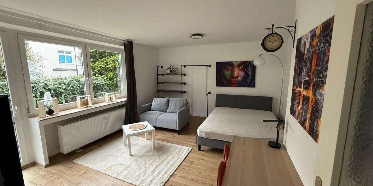 Etagenwohnung Essen Stadtbezirk III - 1 Zimmer, 38 m&sup2;, 600&euro; | Angebot:27172168