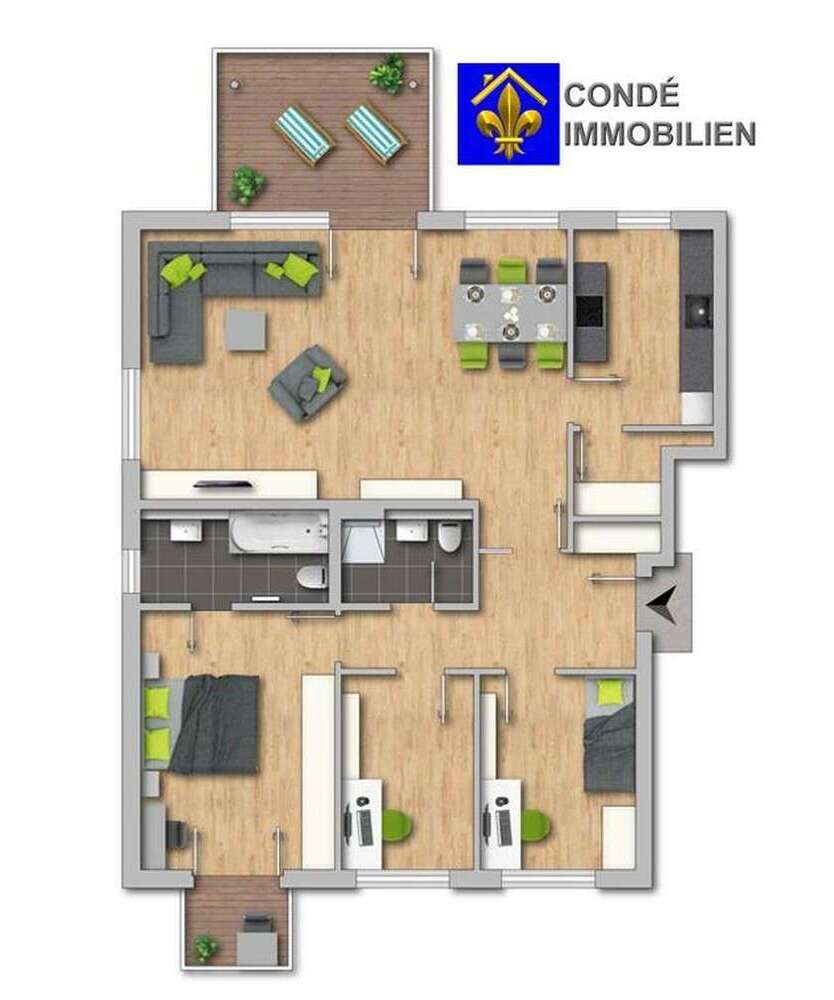 Wohnung zum Mieten in Wuppertal 1.480 € 114 m²