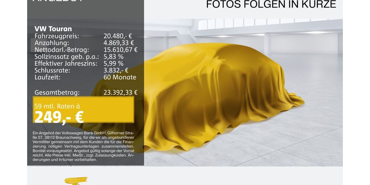 VW Touran 66.278 km 19.780 &euro; Marl 45770