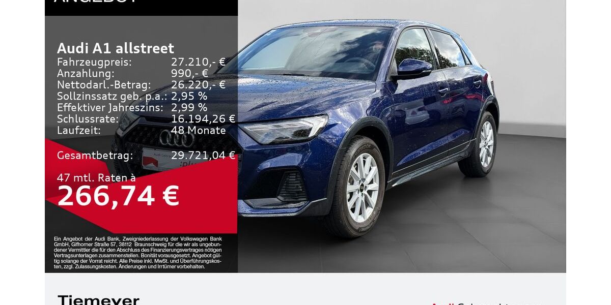 Audi A1 2.945 km 27.210 € Dorsten 46284