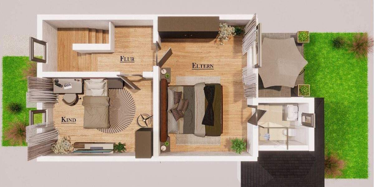 Reihenmittelhaus in Herten sucht fleißige Handwerker *Provisionsfrei* 3 zimmer