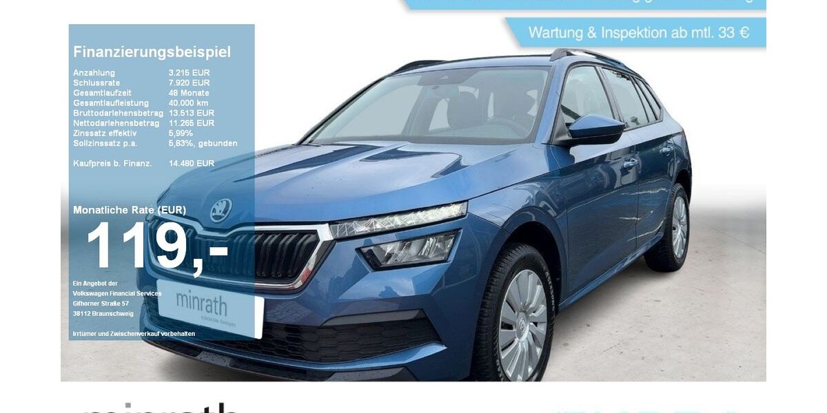 Skoda Kamiq 70.558 km 13.730 &euro; Moers 47441