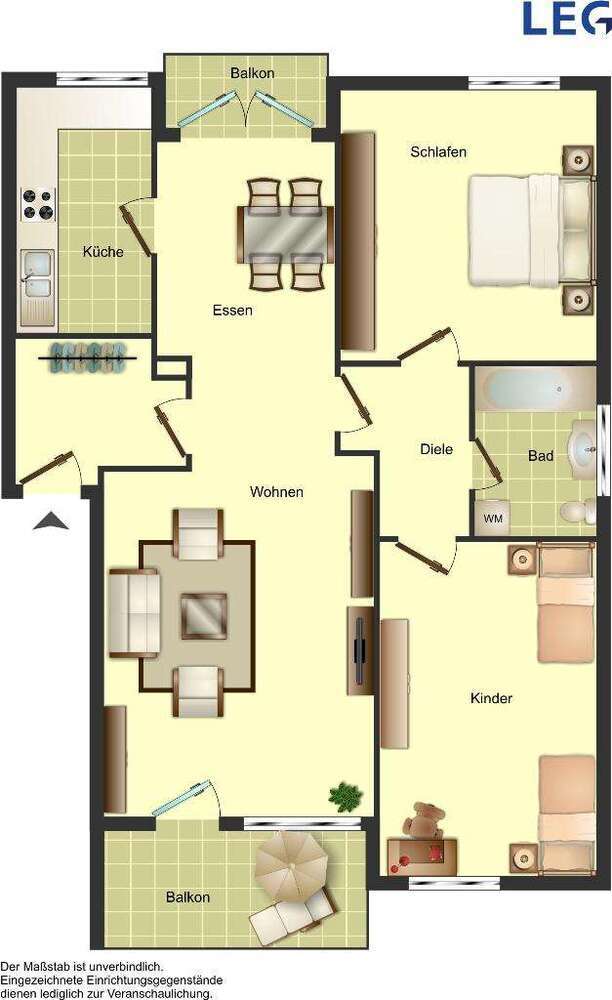Wohnung zum Mieten in Remscheid 599 € 72.02 m²
