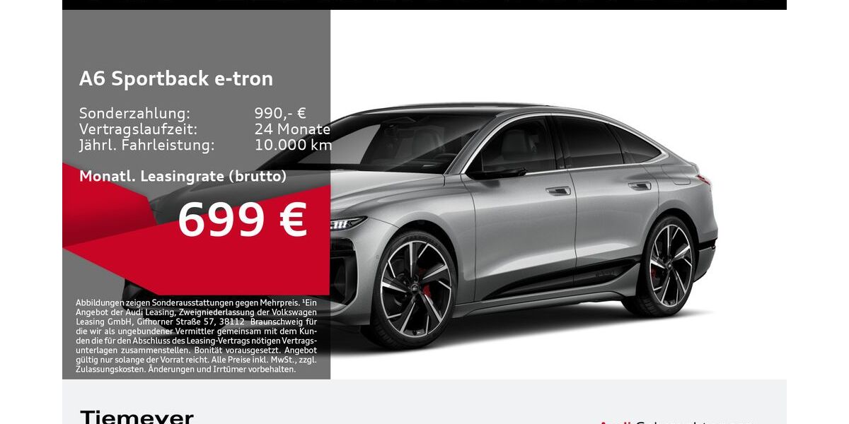 Audi A6 e-tron 2.893 km 65.100 &euro; Bochum 44809