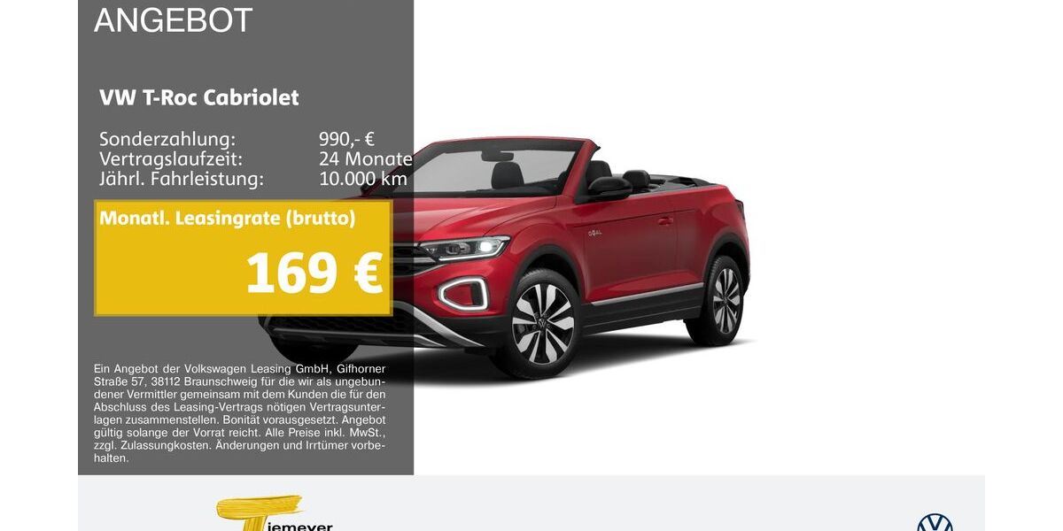 VW T-Roc 15.096 km 23.860 &euro; Recklinghausen 45663