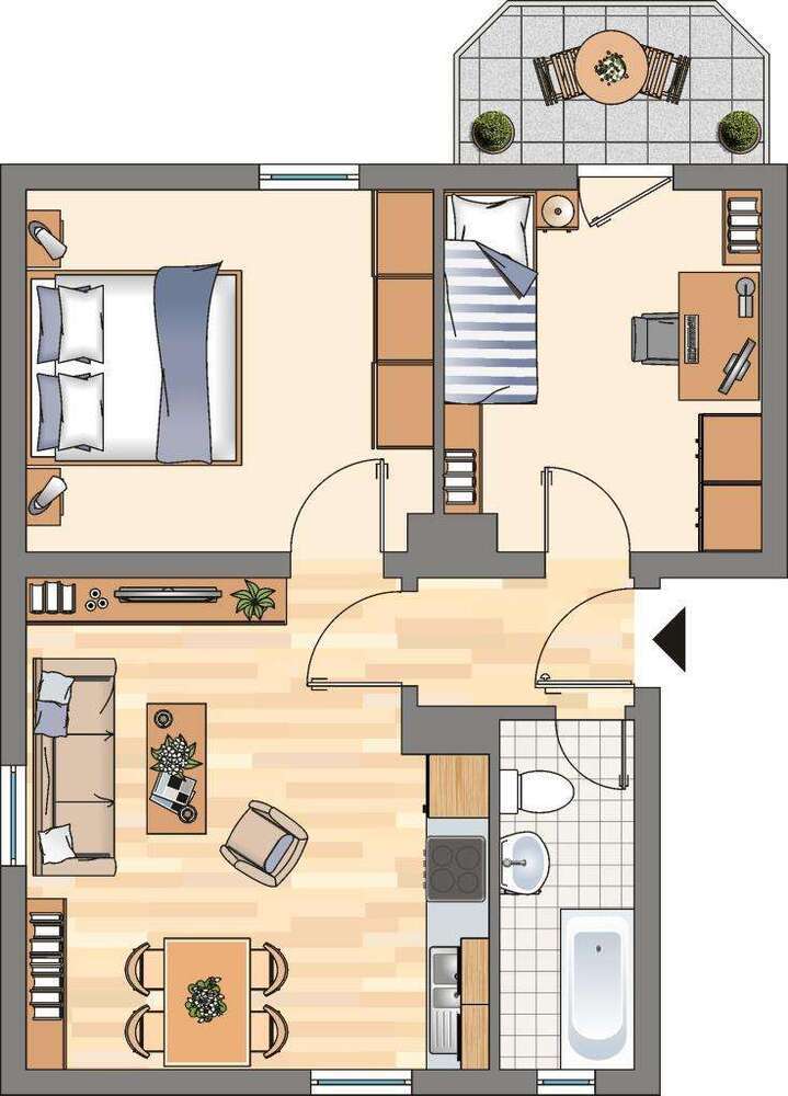 Wohnung zum Mieten in Dortmund 431 € 51.74 m²