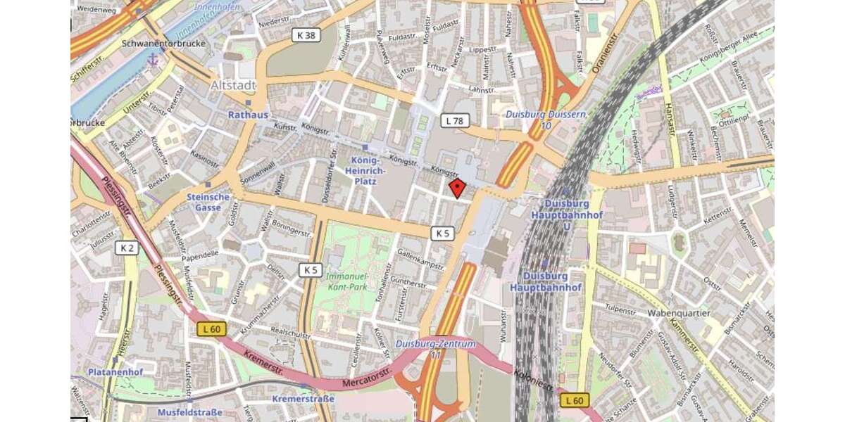 Wohnung zum Mieten in Duisburg 1.200 € 164 m² 5 zimmer