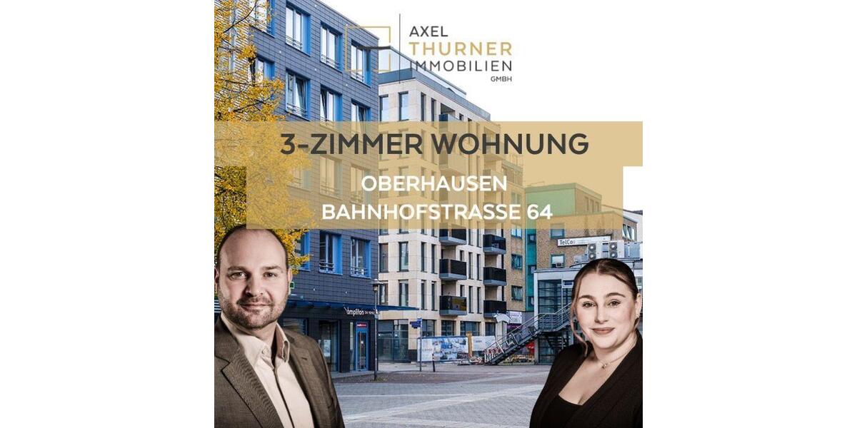 3-Zimmer-Wohnung mit Balkon in zentraler Lage von Oberhausen (Barrierefrei) 3 zimmer