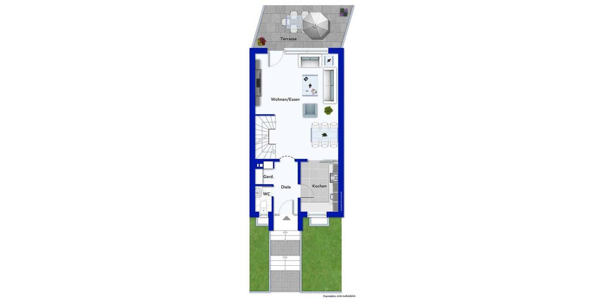 Reihenmittelhaus Essen Frintrop - 6 Zimmer, 150 m&sup2;, 535.000&euro; | Angebot:26455360