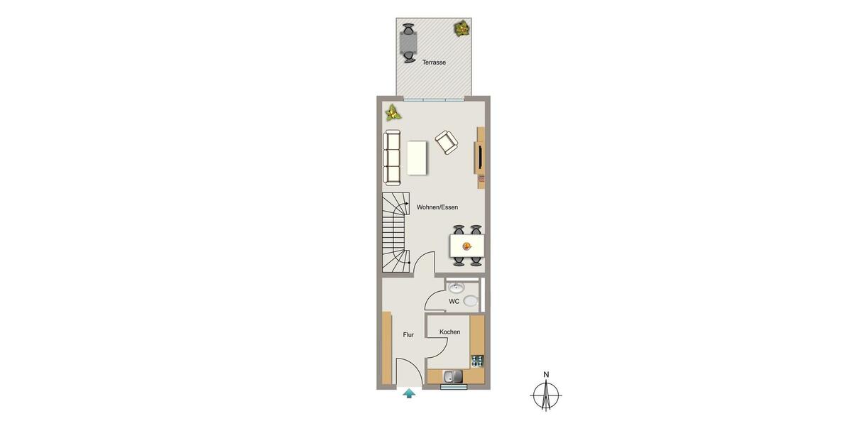 Etagenwohnung Duisburg Walsum - 4 Zimmer, 116 m&sup2;, 1.434&euro; | Angebot:26343774