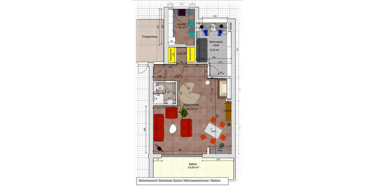 Maisonettenwohnung Essen Stadtbezirk IX - 2 Zimmer, 103 m&sup2;, 310.000&euro; | Angebot:27474959