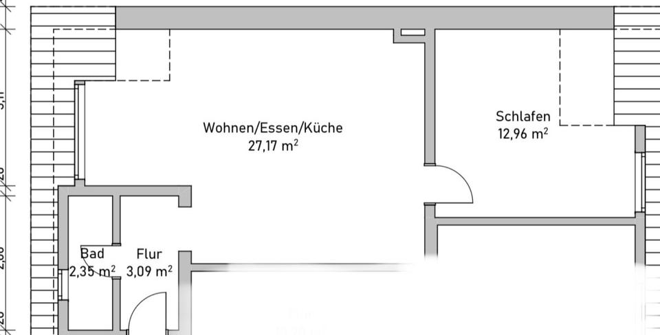 2Zimmer Wohnung Marl-Hüls Zentral 45qm ERSTBEZUG nach SANIERUNG 2 zimmer