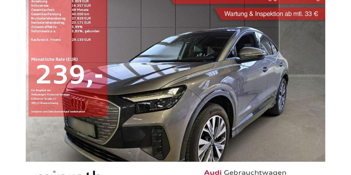 Audi Q4 e-tron 48.661 km 27.380 &euro; Moers-Hülsdonk 47441