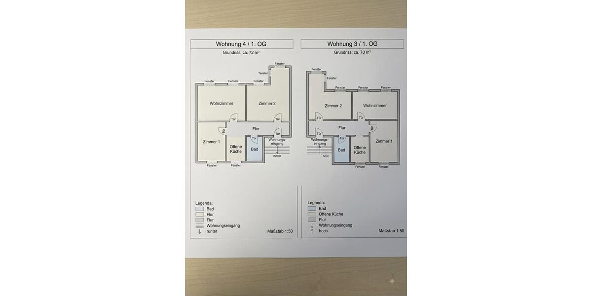 Etagenwohnung Wuppertal Gemarkung Elberfeld - 3 Zimmer, 72 m&sup2;, 130.000&euro; | Angebot:27458469