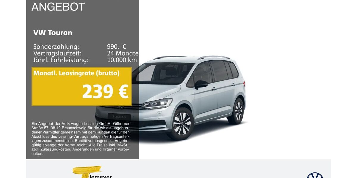 VW Touran 23.845 km 32.940 &euro; Bochum 44892
