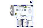 Etagenwohnung Duisburg Obermeiderich - 2 Zimmer, 54 m&sup2;, 75.999&euro; | Angebot:26912803