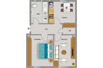 Erdgeschoßwohnung Dinslaken Lohberg - 2.5 Zimmer, 52 m&sup2;, 341&euro; | Angebot:26139264