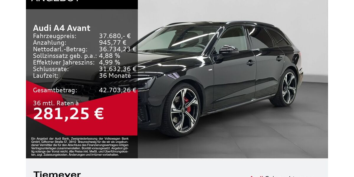 Audi A4 23.525 km 37.480 &euro; Dorsten 46284