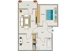 Etagenwohnung Essen Stadtbezirk V - 2.5 Zimmer, 45 m&sup2;, 368&euro; | Angebot:26227984