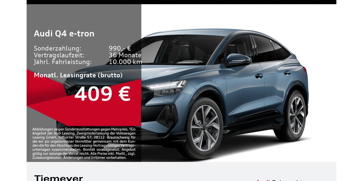 Audi Q4 e-tron 5.362 km 47.950 &euro; Bochum 44809