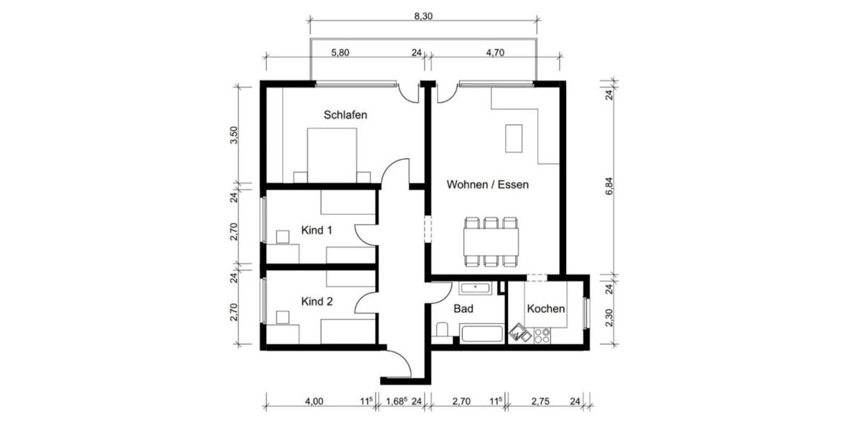 Helle ETW mit großem Balkon und Gemeinschaftsgarten in Suderwich 4 zimmer