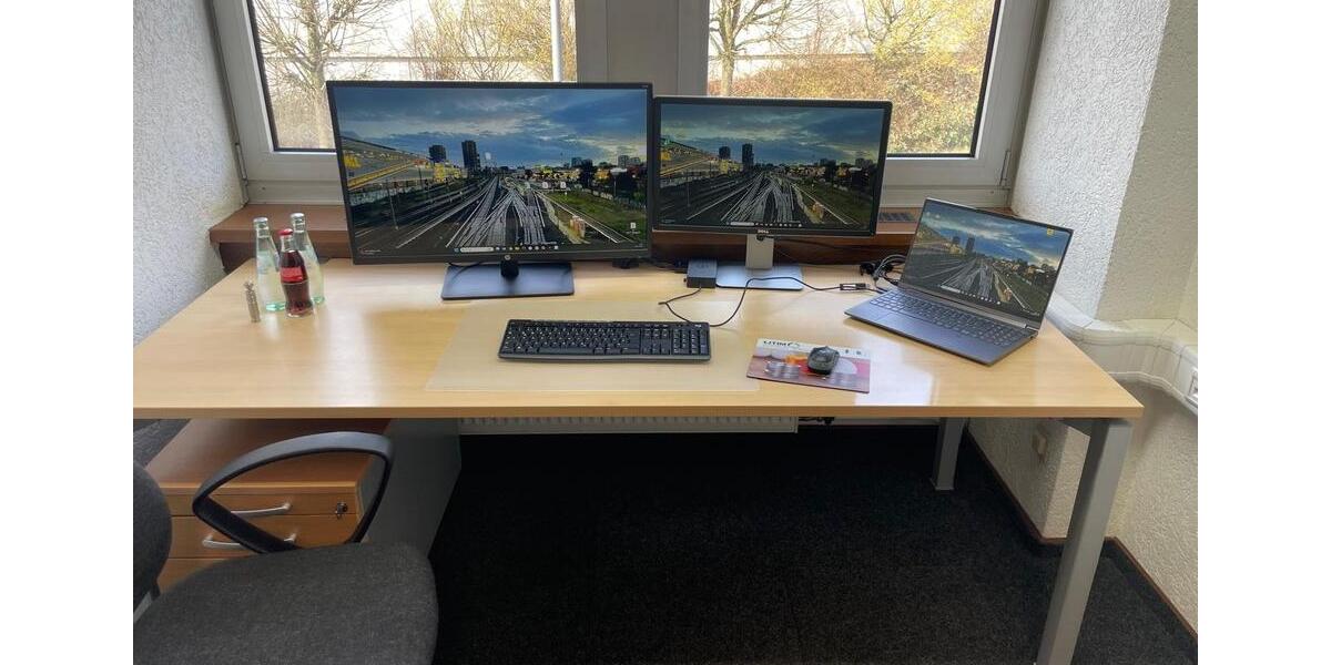 Abschließbares Einzelbüro in moderner 3-Büro-Einheit zu vermieten zimmer