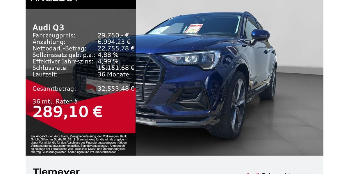 Audi Q3 36.237 km 29.350 &euro; Dorsten 46284