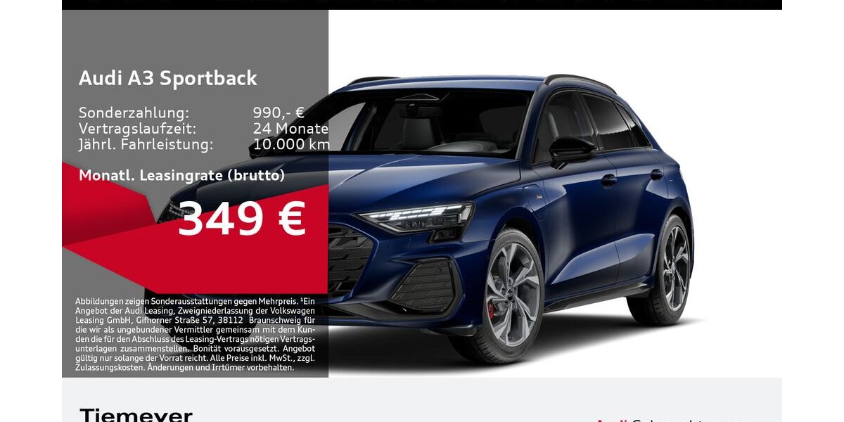 Audi A3 9.607 km 39.610 &euro; Bochum 44809