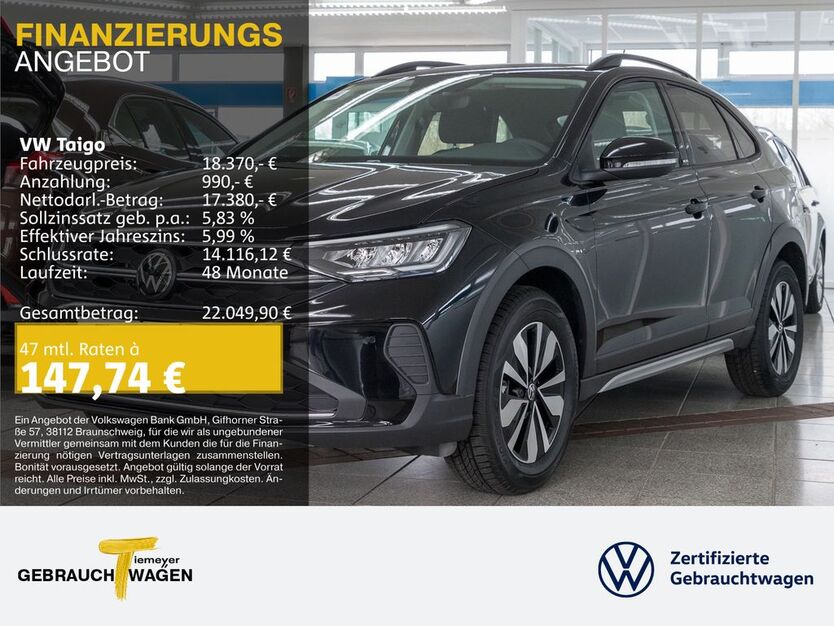 VW Taigo 16.639 km 18.370 € Oberhausen 46047