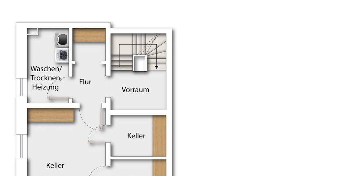 Reihenmittelhaus Hattingen Bredenscheid-Stüter - 3 Zimmer, 135 m&sup2;, 1.557&euro; | Angebot:26799412