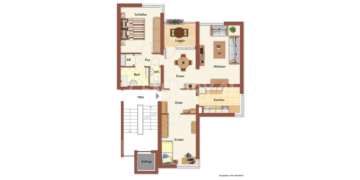 Zuhause am Campus: Helle 3,5-Zimmer-Wohnung - Etagenwohnung Bochum Laer | Angebot:26905322