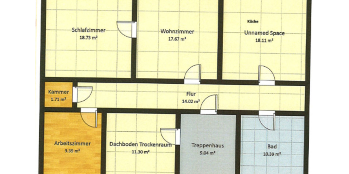 Helle Dachgeschosswohnung: 3 Zimmer plus Wohnküche, modernes Bad 3 zimmer