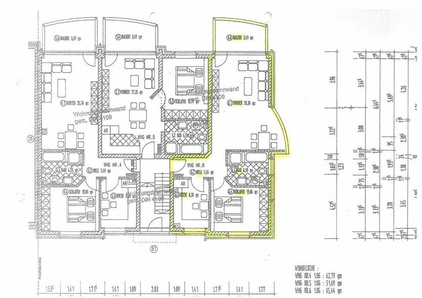Dorsten-Feldmark: moderne 2,5 Zi.-Whg. mit Tageslichtbad zimmer