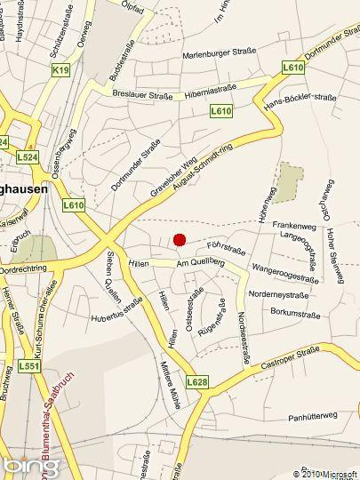 Etagenwohnung Recklinghausen Berghausen - 2 Zimmer, 61 m&sup2;, 471&euro; | Angebot:19767789