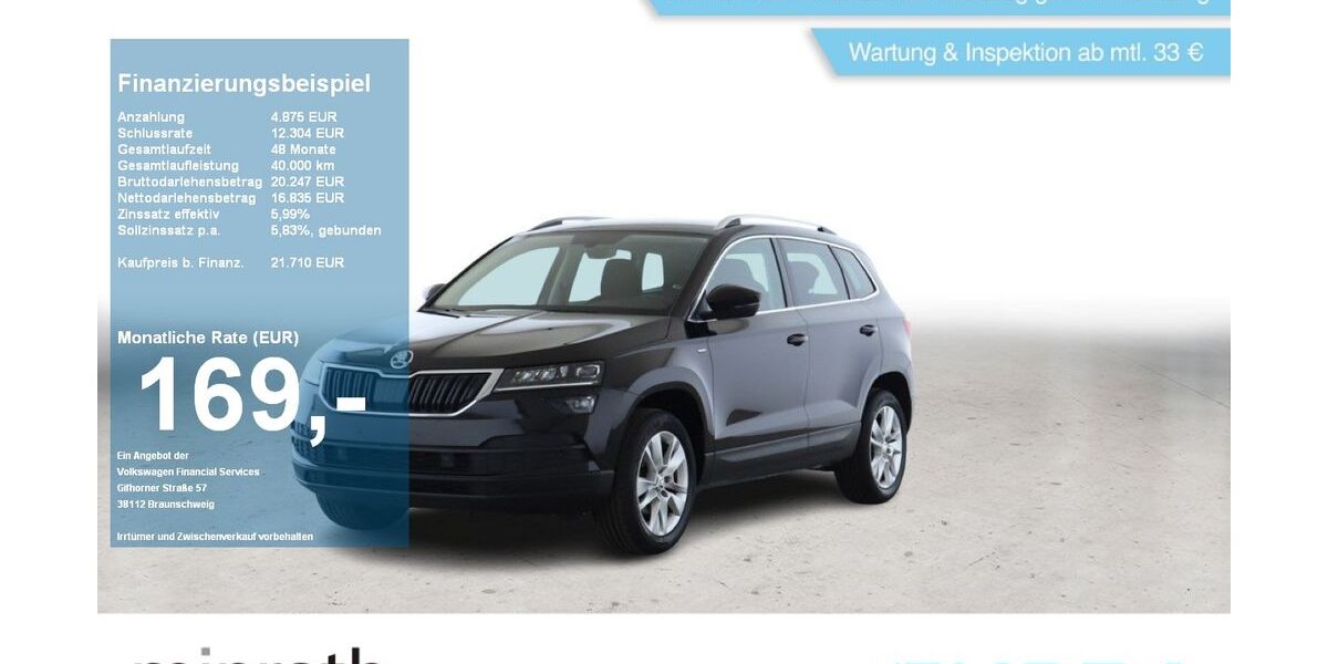 Skoda Karoq 97.190 km 20.960 &euro; Moers 47441