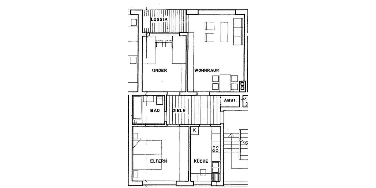 Erdgeschoßwohnung Essen Stadtbezirk II - 3 Zimmer, 67 m&sup2;, 1.030&euro; | Angebot:25794796