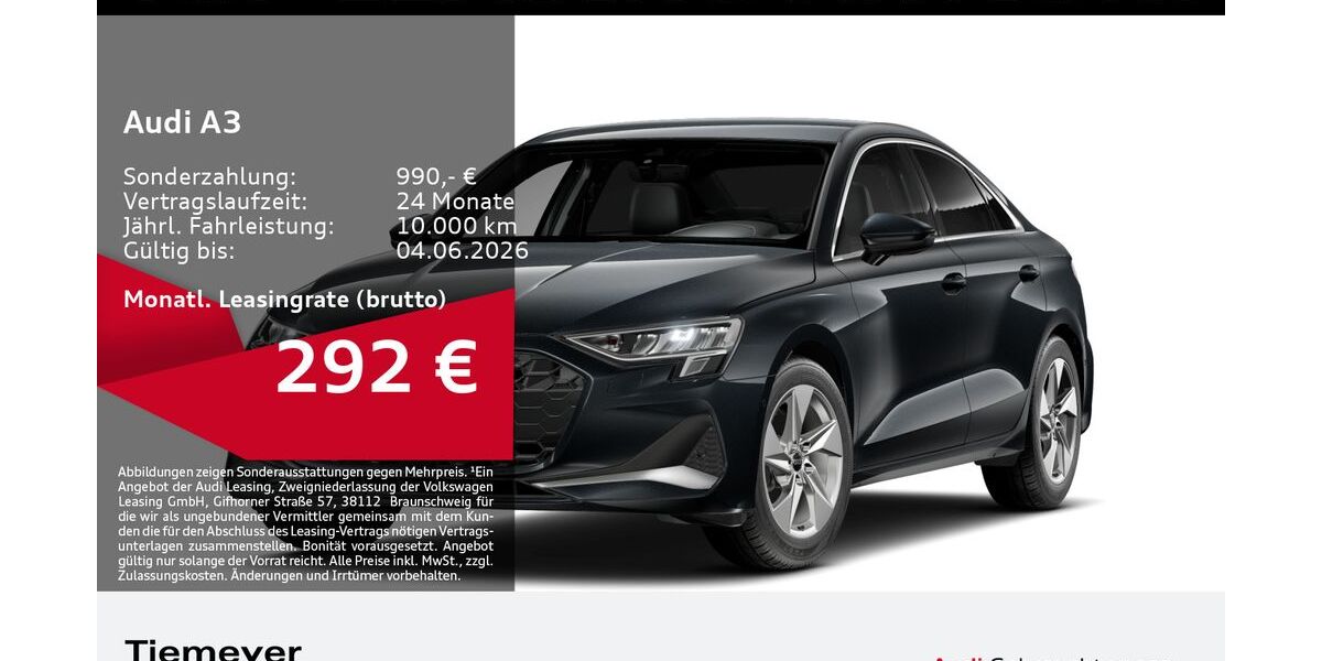 Audi A3 18.860 km 29.120 &euro; Bochum 44809