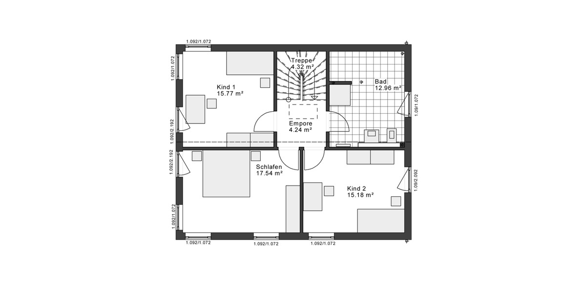 Einfamilienhaus Essen Stadtbezirk VII - 4 Zimmer, 140 m&sup2;, 1.846&euro; | Angebot:24330048