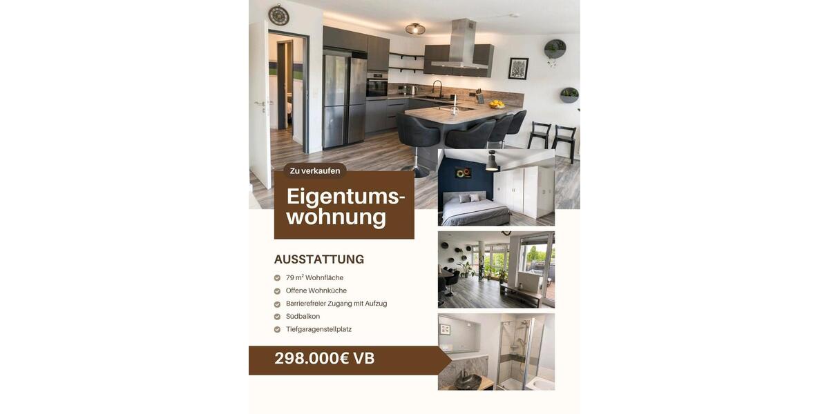 Etagenwohnung Wuppertal Gemarkung Ronsdorf - 2.5 Zimmer, 80 m&sup2;, 298.000&euro; | Angebot:27463749